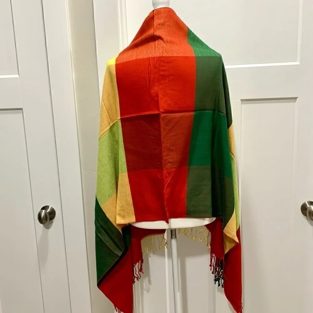 New Fashion Colorful Plaid Wrap